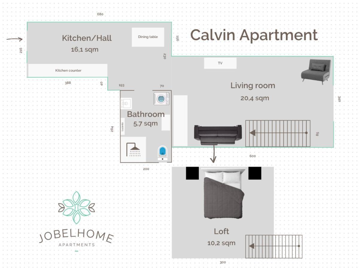Apartmán Jobelhome Calvin Budapest